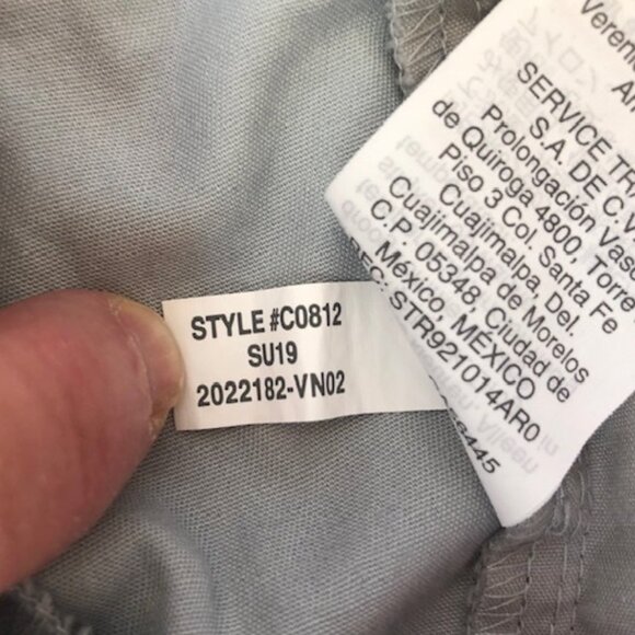 J. CREW Frankie Bermuda Blue Gray Chino Shorts 10 Style CO812 - Picture 9 of 15